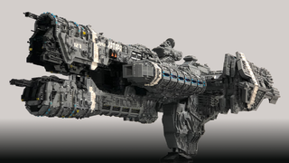<i>Halo </i>Fan Builds 25,000-Brick Frigate Out Of LEGO